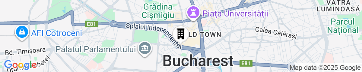 Map for Concorde Old Bucharest Hotel