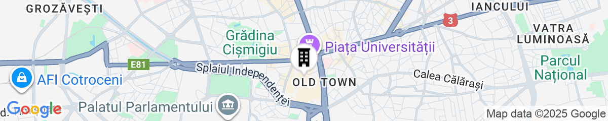 Map for Degoya Studios Bucharest Old Town