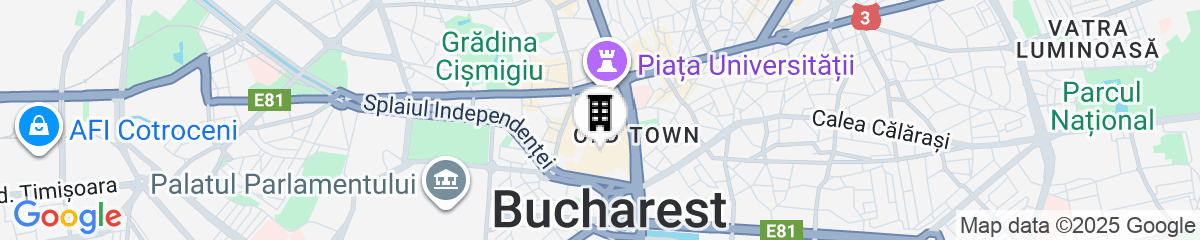 Map for New Era Hotel Bucharest City