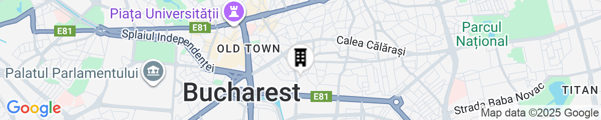 Map for Hotel International Bucharest