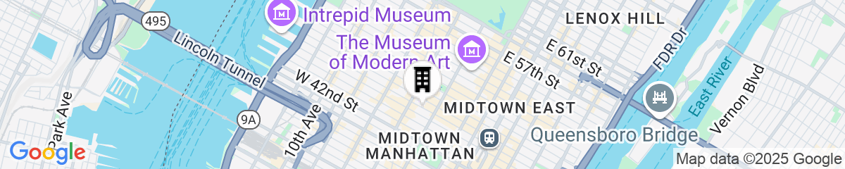 Map for The Muse New York