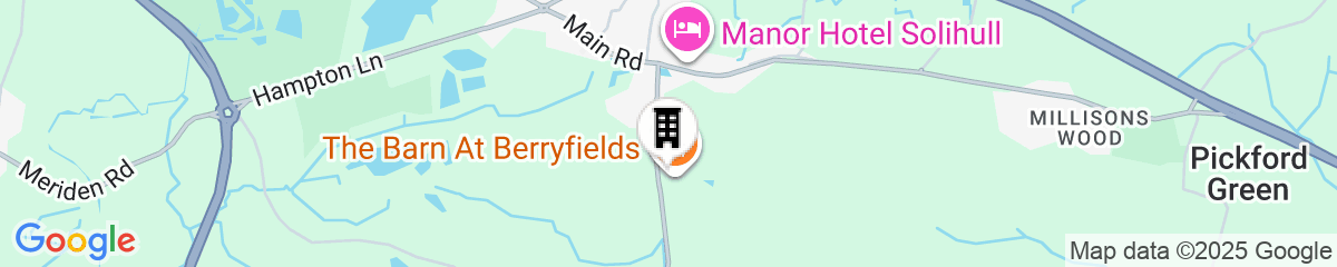 Map for The Barn Hotel