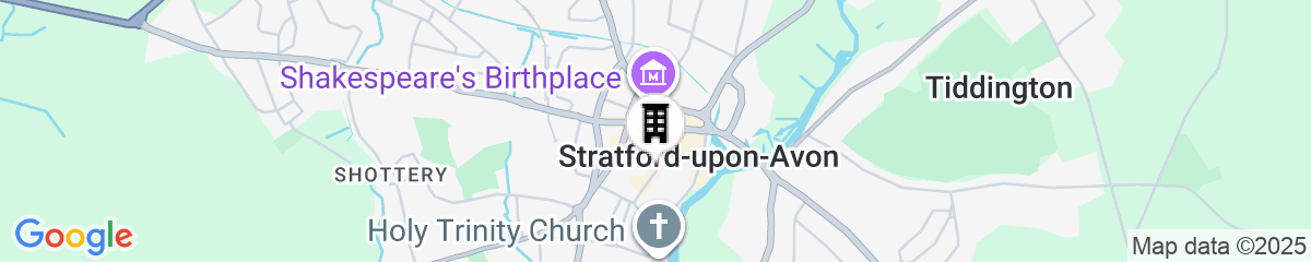 Map for Hotel Indigo Stratford Upon Avon by IHG