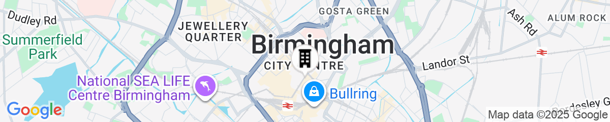 Map for Staybridge Suites Birmingham by IHG