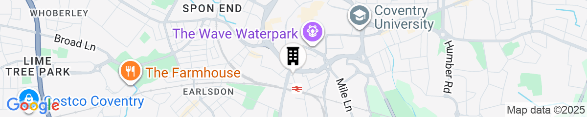 Map for Hotel Indigo Coventry by IHG