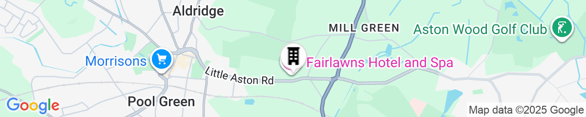 Map for Fairlawns Hotel and Spa