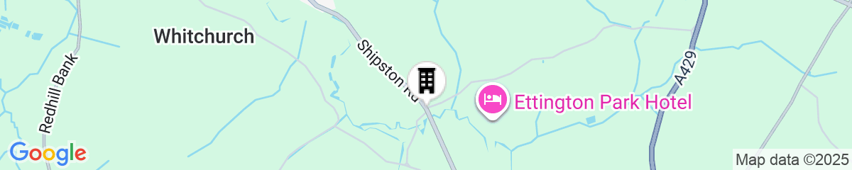 Map for Ettington Park Hotel