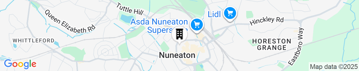 Map for Hampton By Hilton Nuneaton