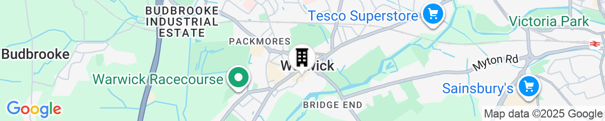 Map for  Warwick Castle Hotel and Knight's Village