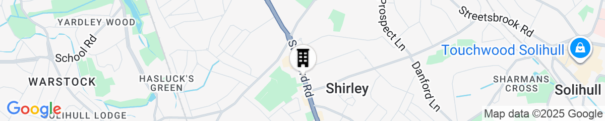 Map for Redwings Lodge Solihull