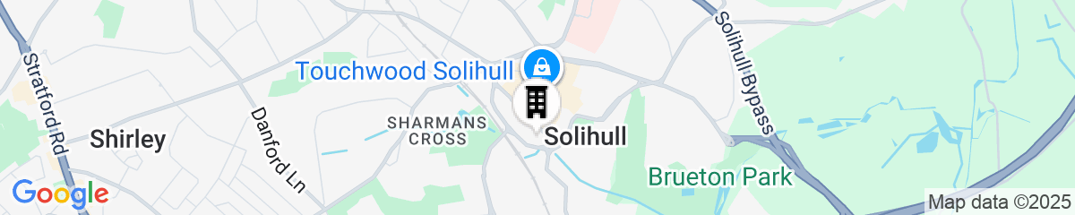 Map for Crowne Plaza Solihull by IHG