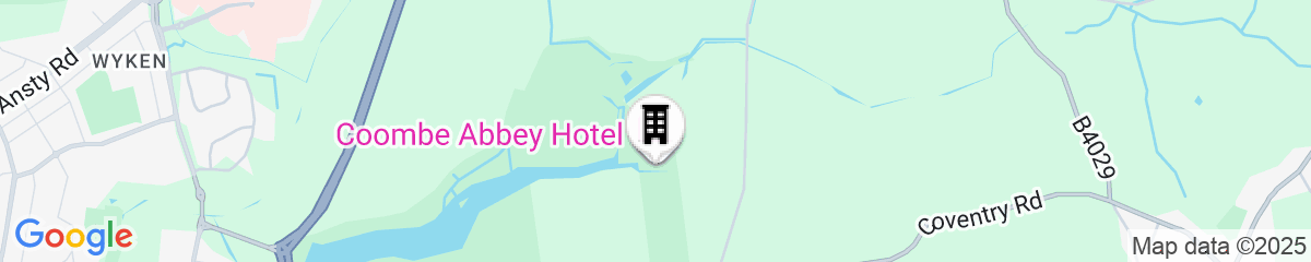 Map for Coombe Abbey Hotel