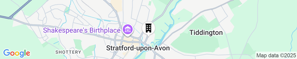 Map for Crowne Plaza Stratford Upon Avon by IHG