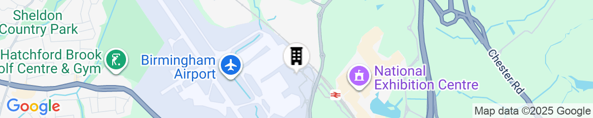 Map for Novotel Birmingham Airport