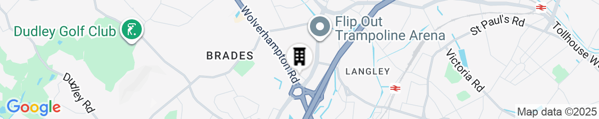 Map for Holiday Inn Express Birmingham - Oldbury by IHG