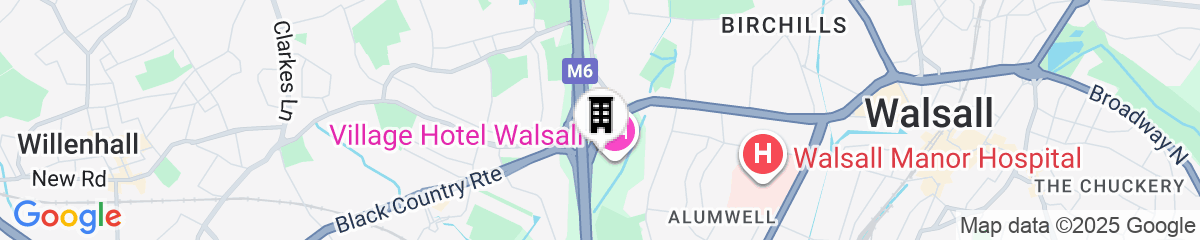 Map for Holiday Inn Express Walsall M6J10 by IHG