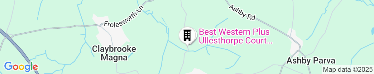 Map for Best Western Plus Ullesthorpe Court Hotel & Golf Club