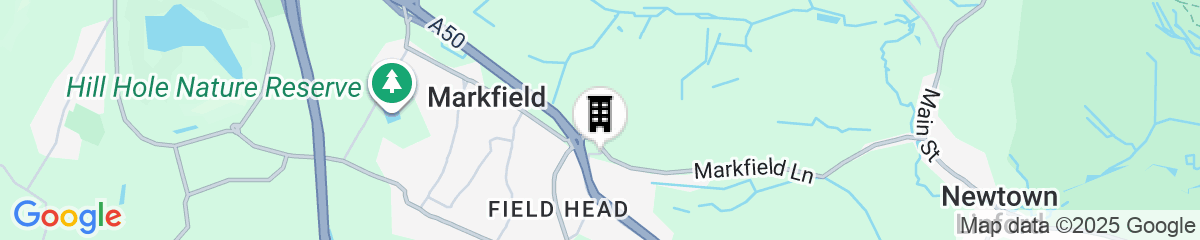 Map for The Fieldhead Hotel by Greene King Inns
