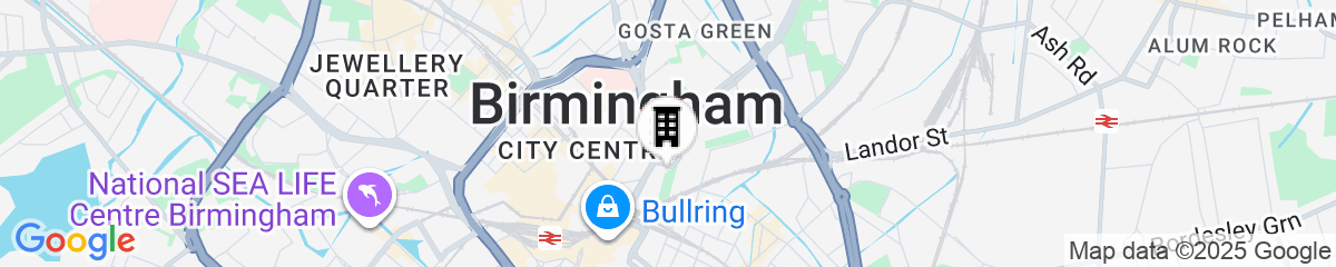 Map for Clayton Hotel Birmingham