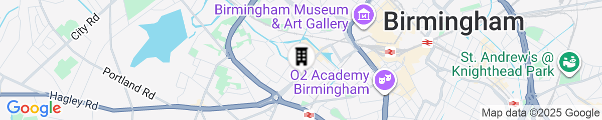 Map for Hampton by Hilton Birmingham Broad Street