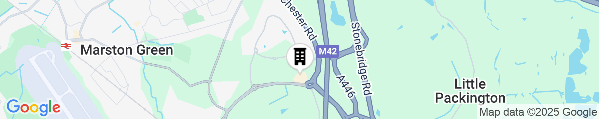 Map for Holiday Inn Express Birmingham Airport NEC by IHG