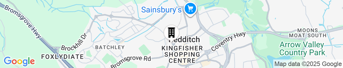 Map for Holiday Inn Express Birmingham Redditch by IHG