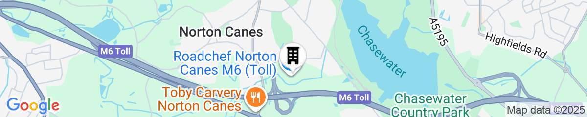 Map for Days Inn by Wyndham Cannock Norton Canes M6 Toll
