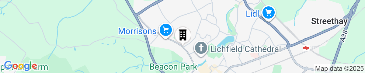 Map for The Cathedral Hotel