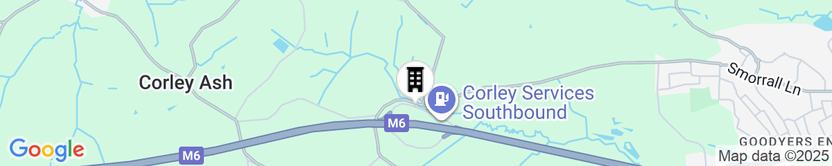 Map for Days Inn by Wyndham Corley NEC M6