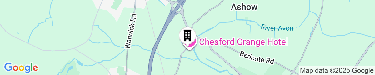 Map for Chesford Grange Hotel