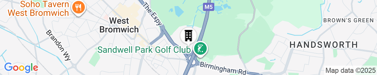Map for Mercure Birmingham West Hotel
