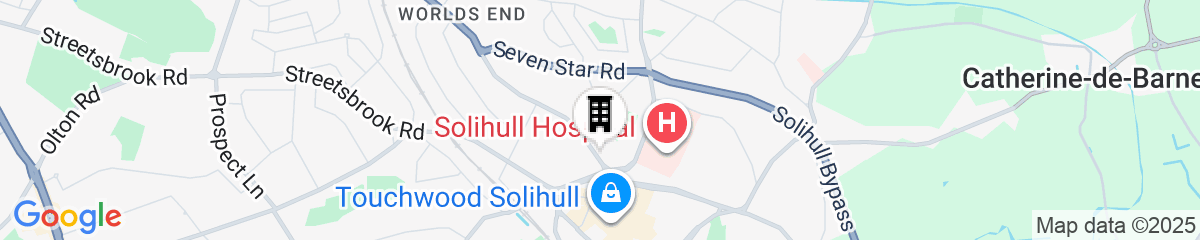 Map for voco St. John's Solihull by IHG