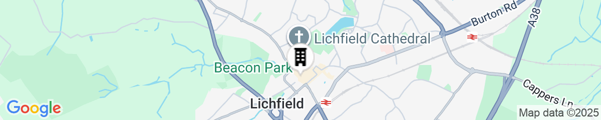 Map for Best Western Lichfield City Centre The George Hotel