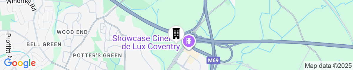 Map for Doubletree by Hilton Coventry