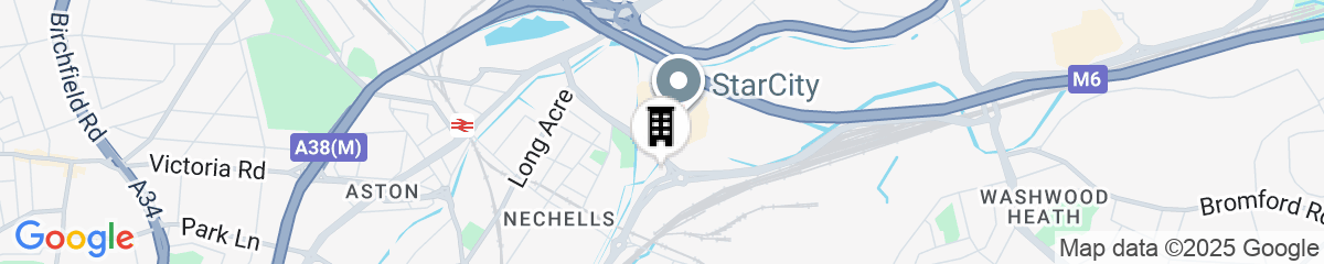 Map for Holiday Inn Express Birmingham Star City by IHG