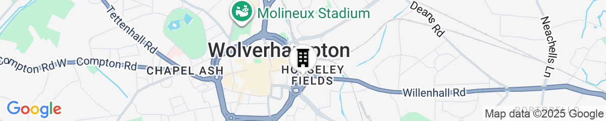 Map for Novotel Wolverhampton