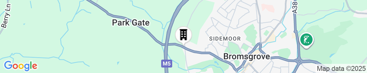 Map for Holiday Inn Birmingham Bromsgrove by IHG