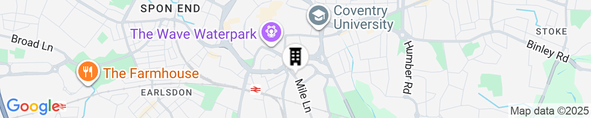 Map for ibis Coventry Centre