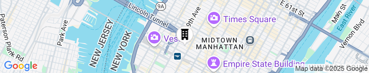 Map for Crowne Plaza HY36 Midtown Manhattan by IHG