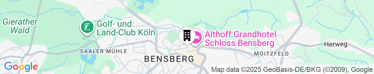 Map for Althoff Grandhotel Schloss Bensberg