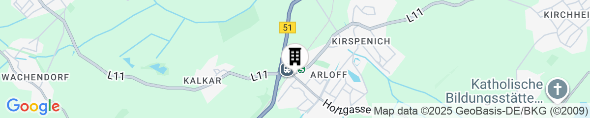 Map for Hotel zur Waage