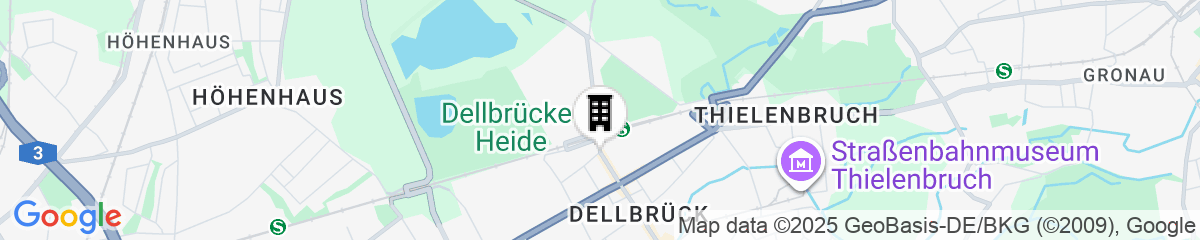 Map for Hotel UHU Garni Köln