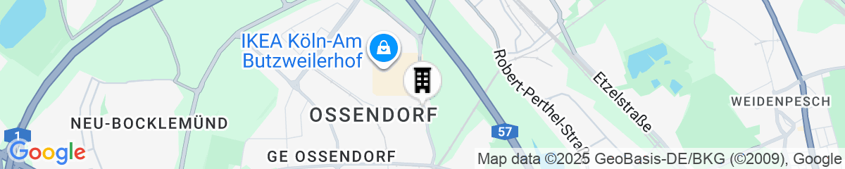 Map for V8 Hotel Köln