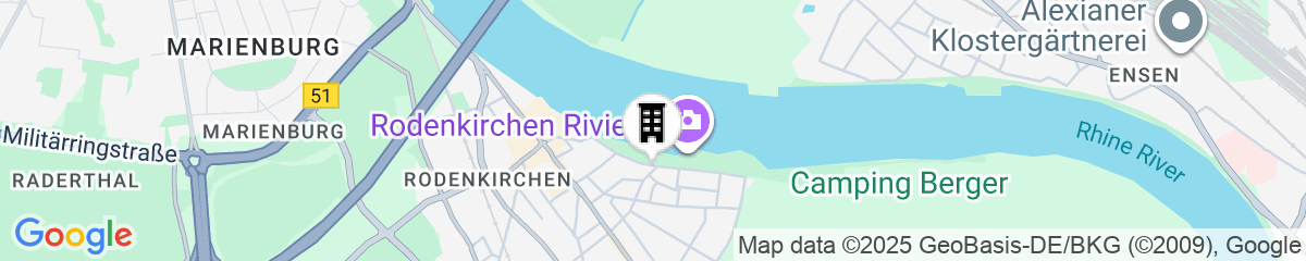 Map for Villahotel Rheinblick