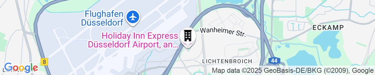 Map for Holiday Inn Express Düsseldorf Airport by IHG