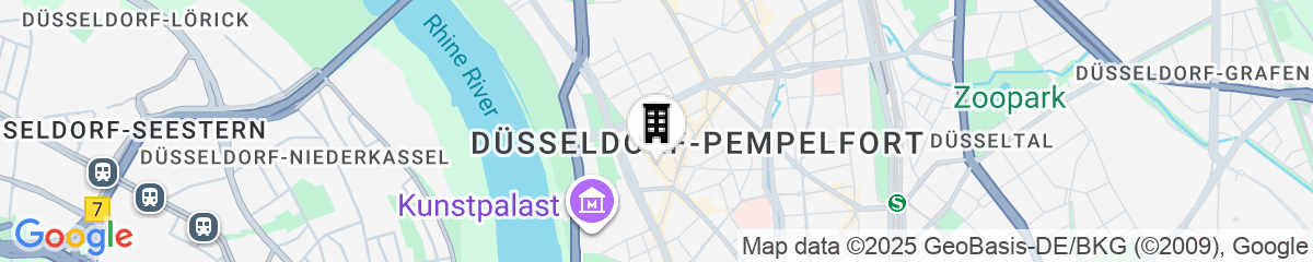 Map for Hotel Indigo Düsseldorf - Victoriaplatz by IHG