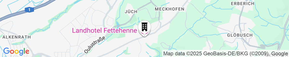 Map for Landhotel Fettehenne