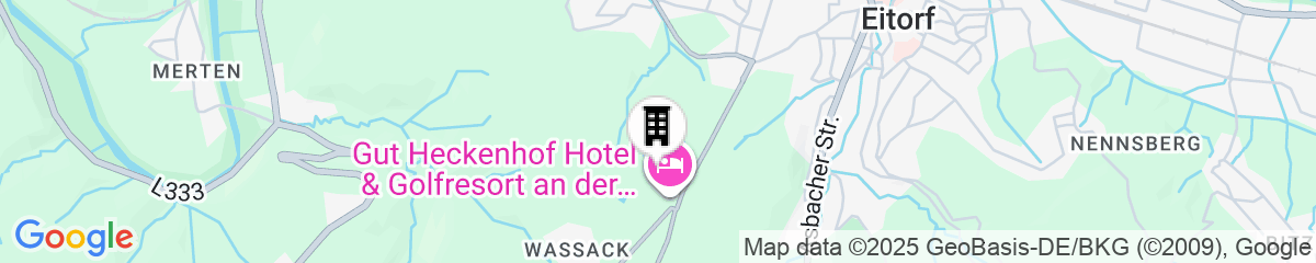 Map for Gut Heckenhof Hotel & Golfresort