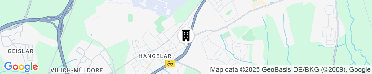 Map for Hotel Hangelar