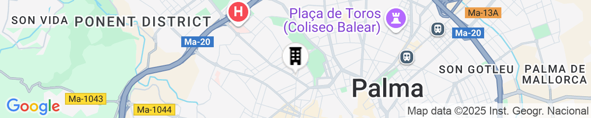 Map for JS Palma Plaza Hotel